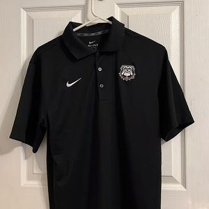 Nike black Georgia golf shirt
